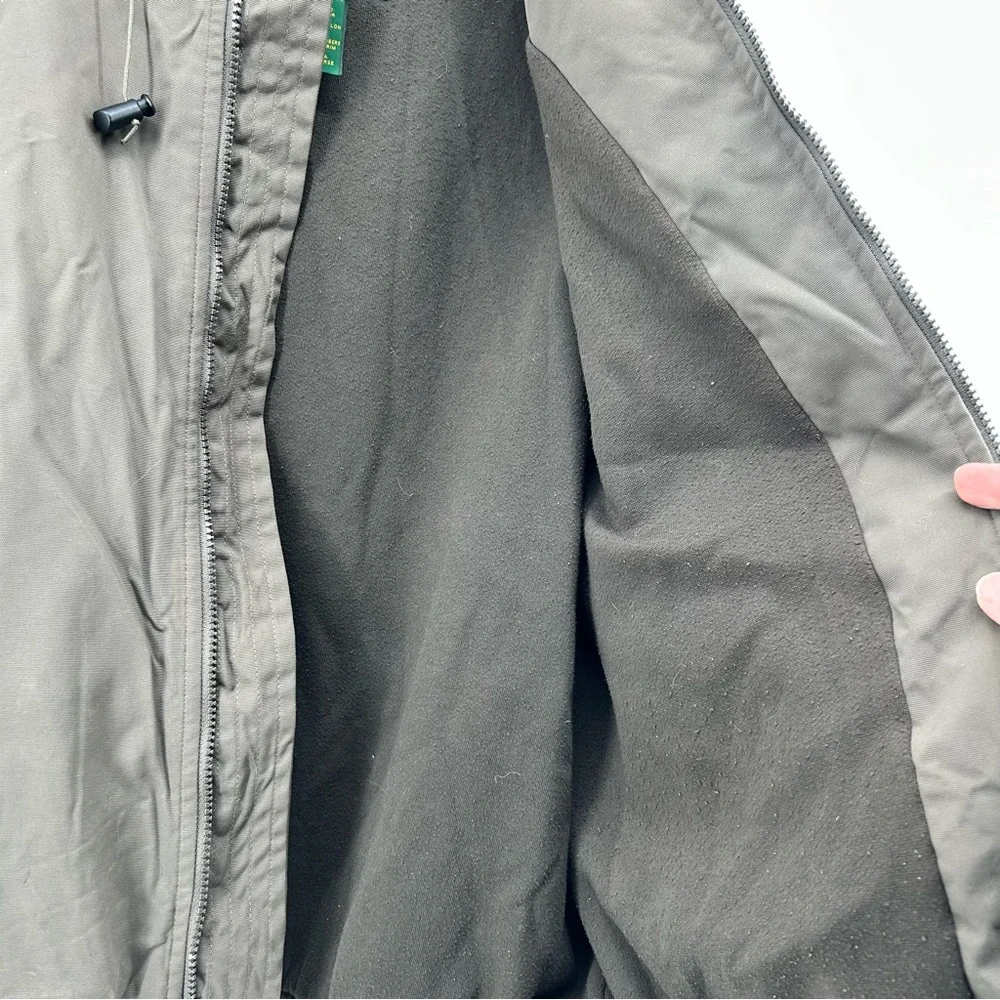 Cabela's Outdoor Gear Jacket Mens L Brown Hooded Full‎ Zip Lined Windbreaker